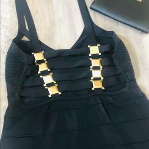 Black BeBe Bodycon Dress